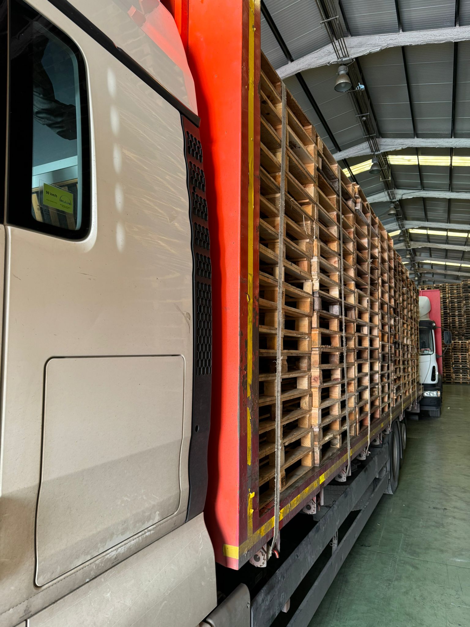 Distribución de palets