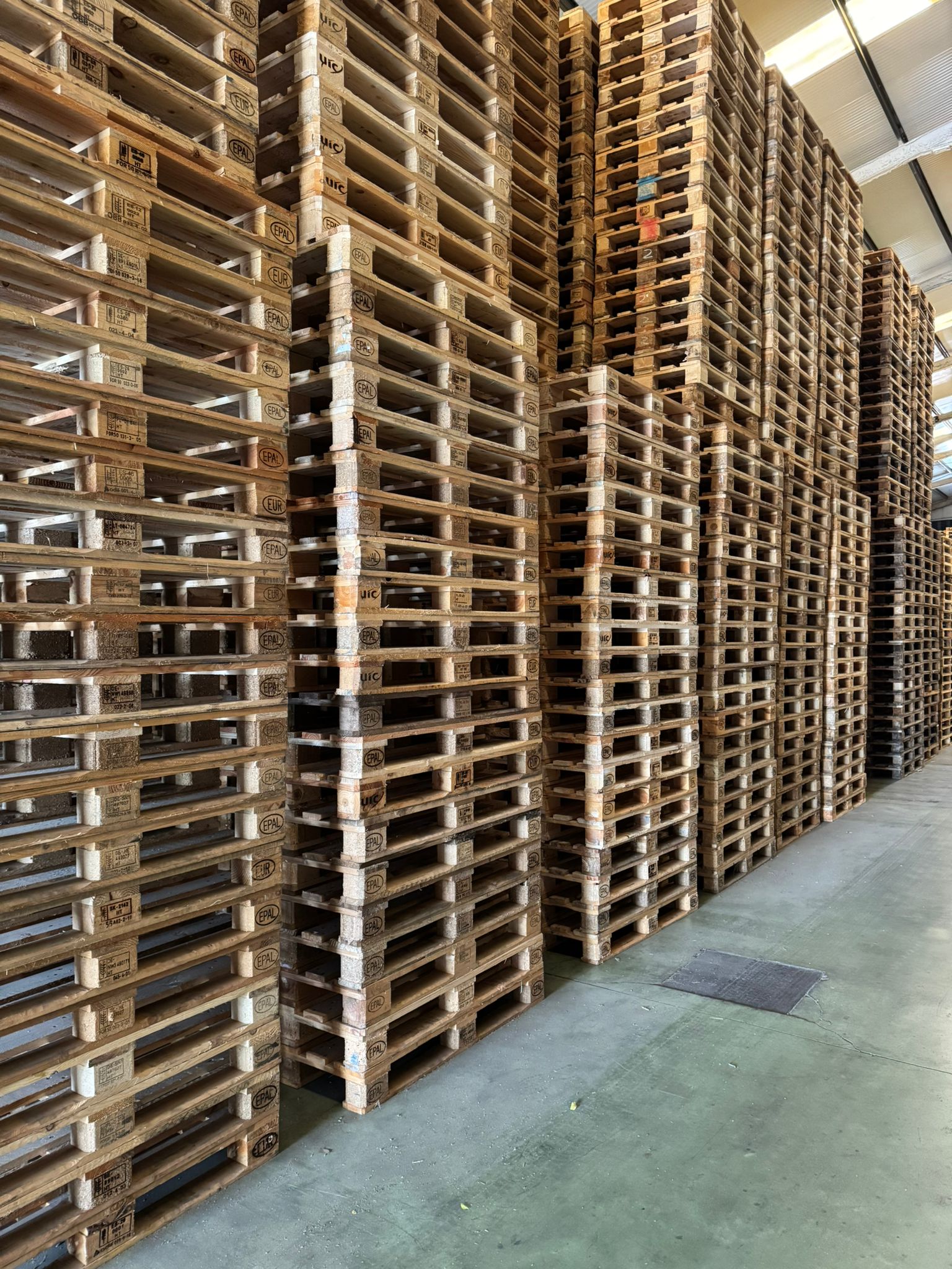 Palets de segundo uso